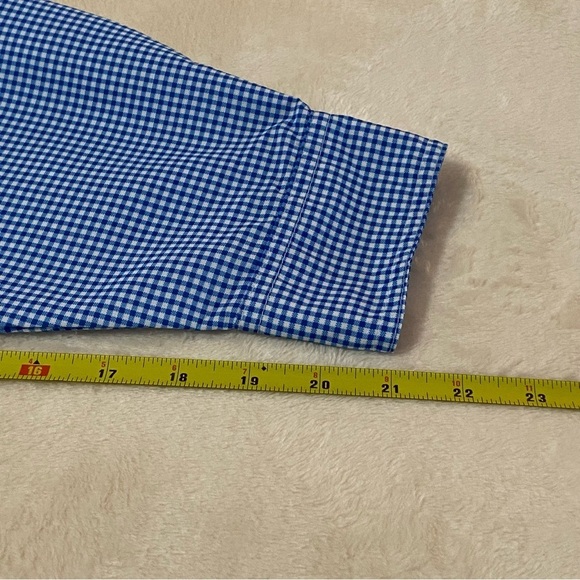 HABIT / 40+ Solar Factor Gingham Long Sleeve Button Down Size XL - Picture 11 of 11